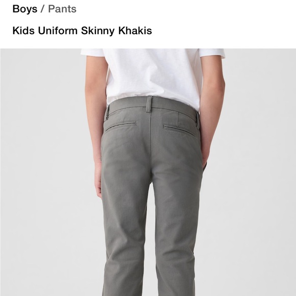 Gap Kids Boy Kids Uniform Skinny Khakis - Picture 3 of 8